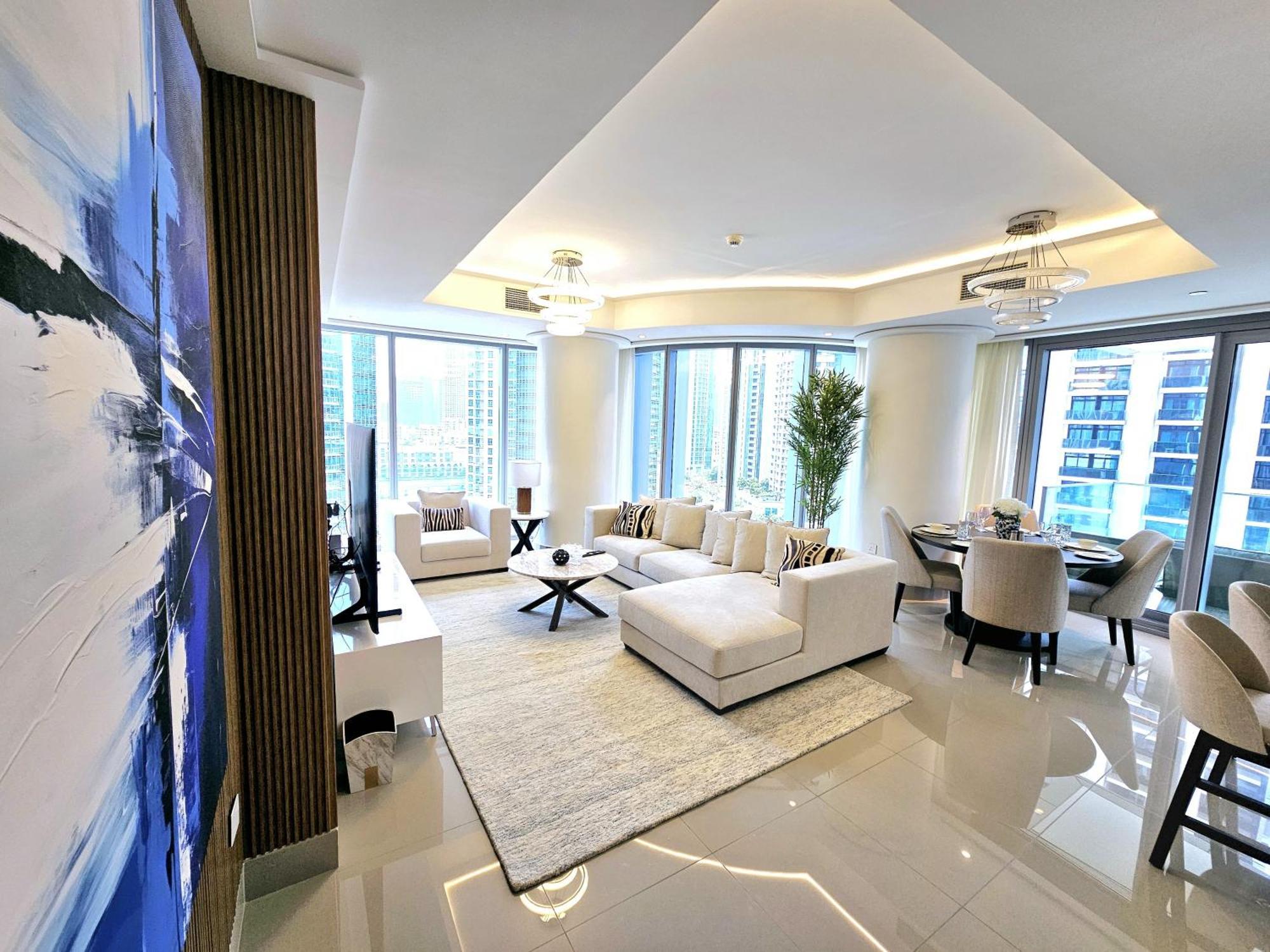 Apartment Sunrise Homes - Lavish 2 Bedrooms With Fountain View! Dubai